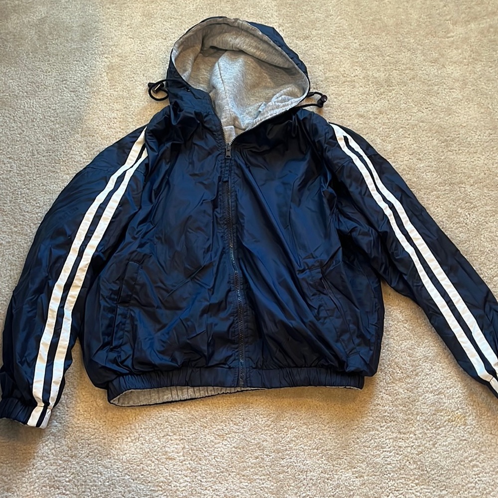 Dark Blue windbreaker sweater